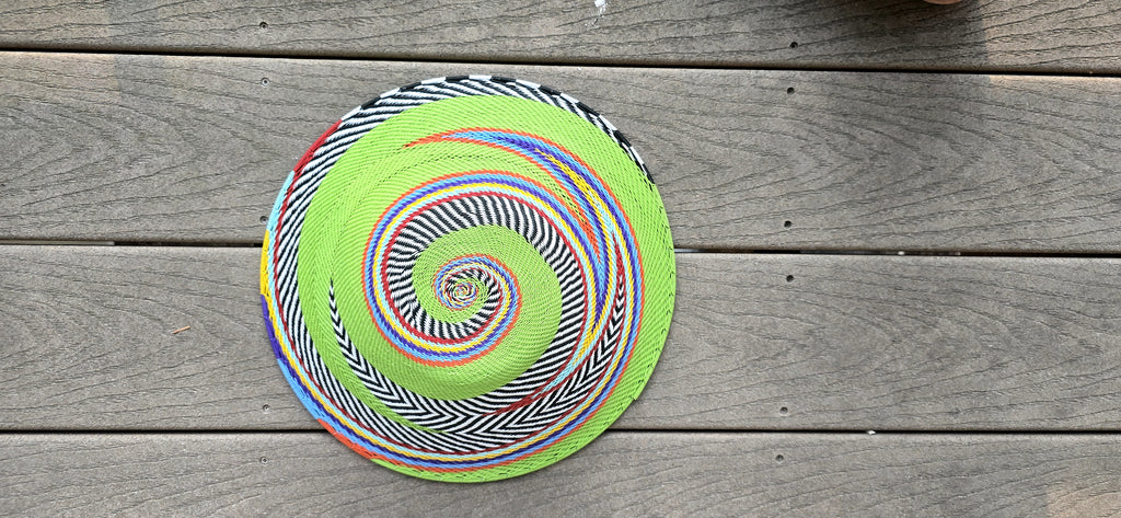 Green baskets